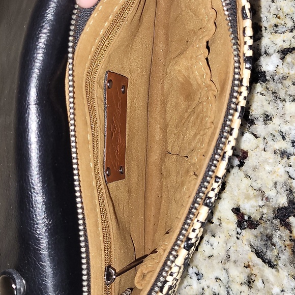 Patricia Nash Woven Raffia Apricale Clutch Crossbody - Picture 11 of 15